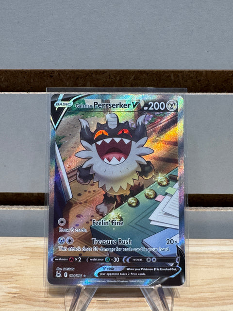 Pokémon Galarian Perrserker V (Alternate Full Art) - SWSH11: Lost Origin (SWSH11)