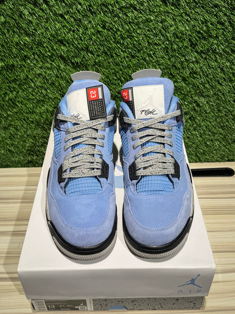 Jordan 4 Retro University Blue Sz 13