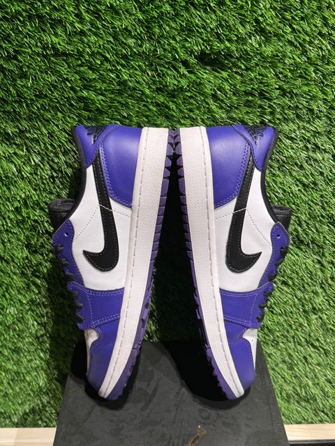 Jordan 1 Retro Low Golf Court Purple Sz 8.5
