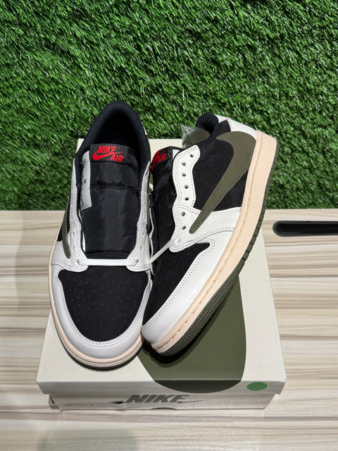 Jordan 1 Retro Low OG SP Travis Scott Olive (Women's) Sz 10W/8.5M