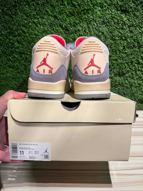 Jordan 3 Retro Muslin Sz 11M
