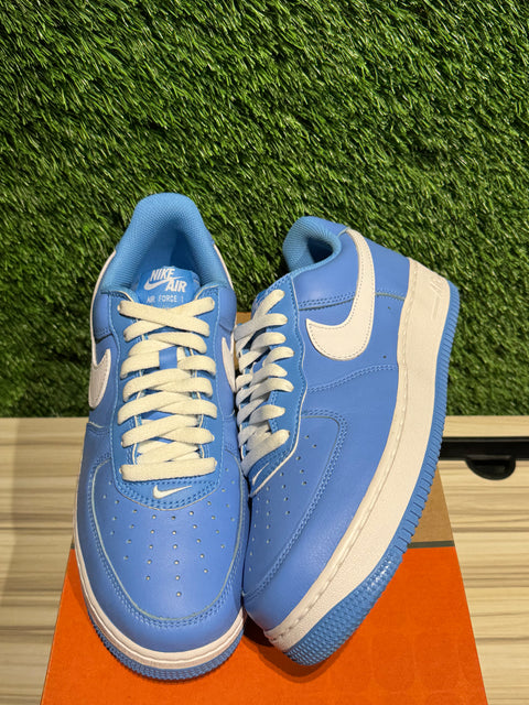 Nike Air Force 1 Low '07 Retro Color of the Month University Blue Sz 9M
