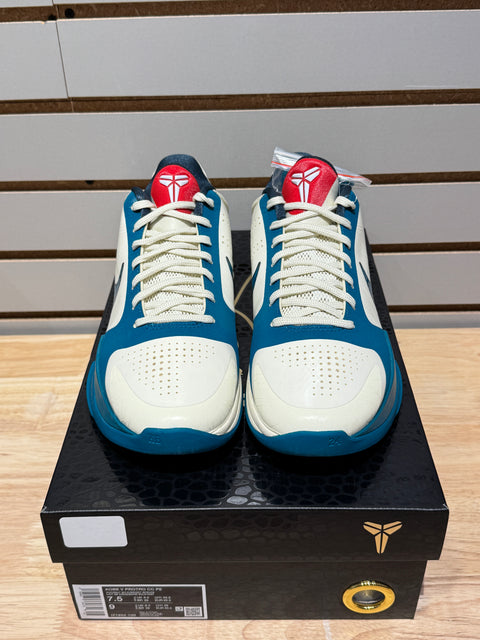 Nike Kobe 5 Protro Caitlin Clark Coconut Milk Spruce Sz 7.5
