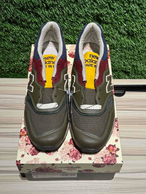 New Balance 997 MiUSA Aimé Leon Dore Dark Moss Angora Sz 8..