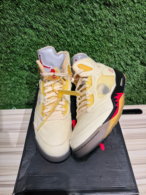 Jordan 5 Retro Off-White Sail Sz 12