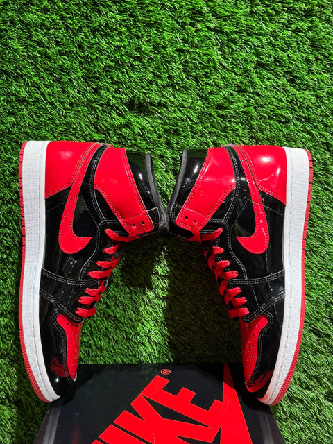 Jordan 1 Retro High OG Patent Bred Sz 10