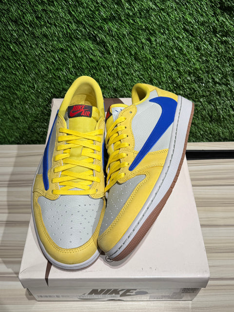 Jordan 1 Retro Low OG SP Travis Scott Canary (Women's) Sz 10M..