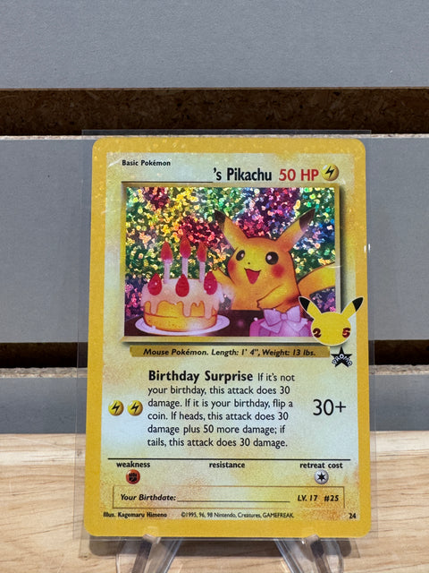 Pokémon ______'s Pikachu - Celebrations: Classic Collection (CCC)