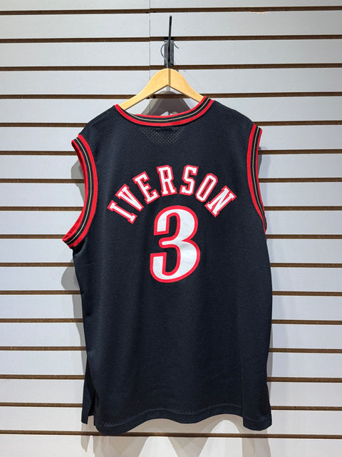 Vintage Nike Sixers Allen Iverson #3 Jersey Sz L