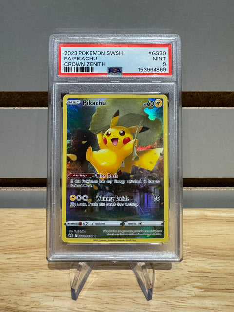 Pokémon Pikachu - SWSH: Crown Zenith: Galarian Gallery (CRZ:GG) #GG30 PSA 9