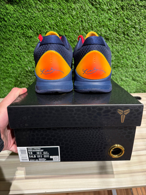 Nike Kobe 5 Protro Caitlin Clark Indiana Fever Sz 13