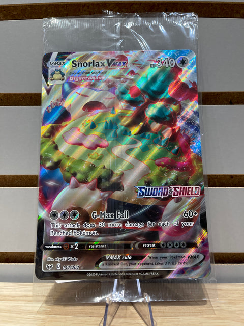 Pokémon Snorlax VMAX - 142/202 - Jumbo Cards (PR)