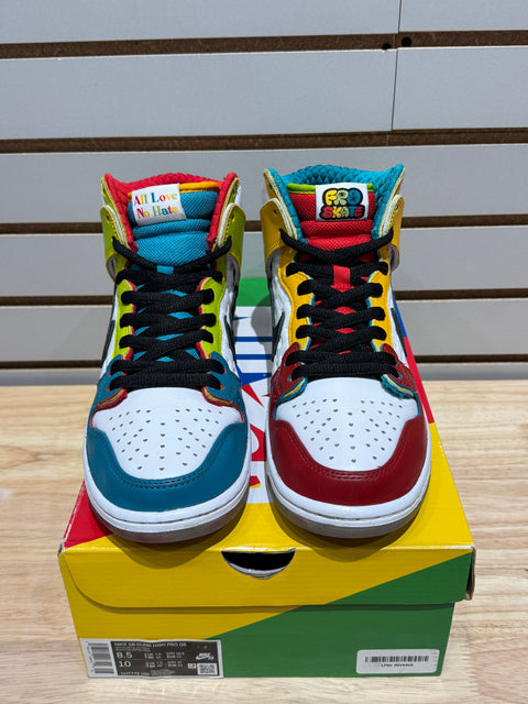 Nike SB Dunk High Pro froSkate All Love Sz 8.5