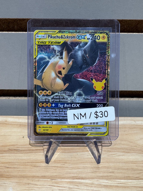 Pokémon Pikachu & Zekrom GX - ME: 30th Celebration Classic Collection (30C)