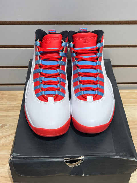 Jordan 10 Retro Chicago Flag Sz 9.5M