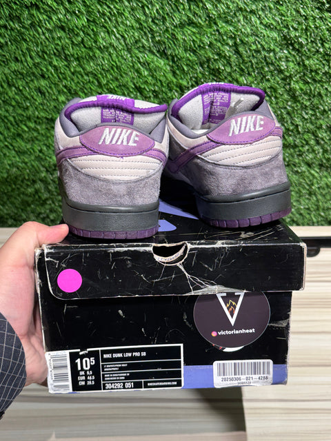 Nike SB Dunk Low Purple Pigeon Sz 10.5M