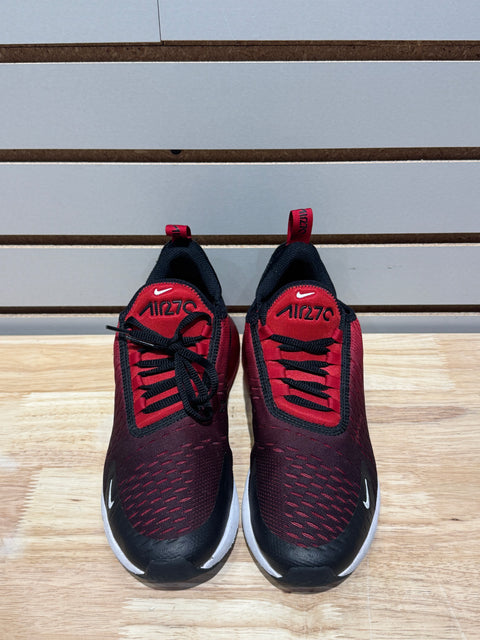 Nike Air Max 270 Gym Red Black White (GS) Sz 5.5Y