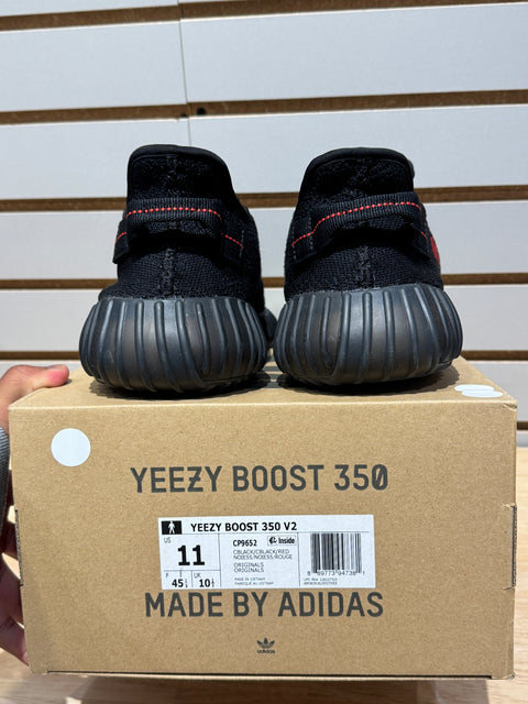 adidas Yeezy Boost 350 V2 Black Red Sz 11
