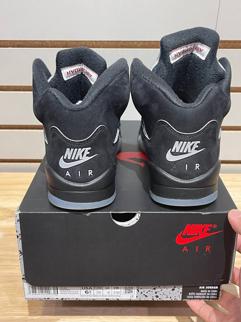 Jordan 5 Retro OG Black Metallic Reimagined (GS) Sz 6.5Y