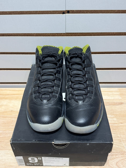 Jordan 10 Retro Venom Green Sz 9.5