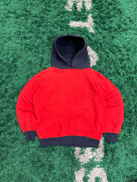 Vintage Kids Sportswear Two Toned Red/Navy Hoodie
