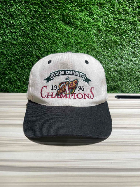 Vintage 90s Seattle Supersonics Western Conference Snapback Hat