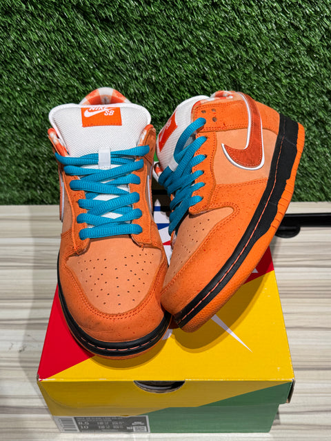 Nike SB Dunk Low Concepts Orange Lobster Sz 8.5