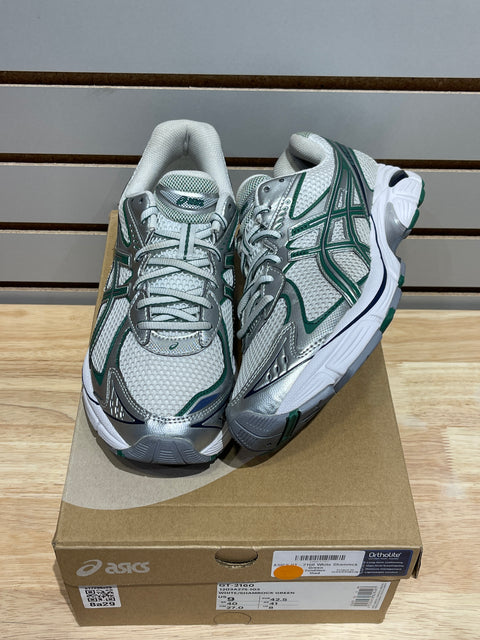ASICS GT-2160 White Shamrock Green Sz 9M
