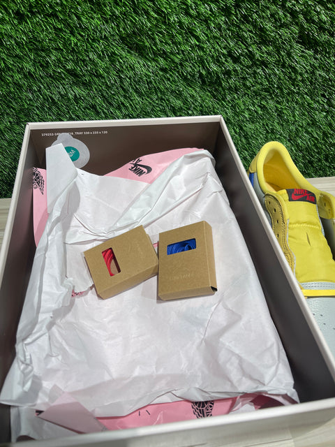 Jordan 1 Retro Low OG SP Travis Scott Canary (Women's) Sz 11.5M