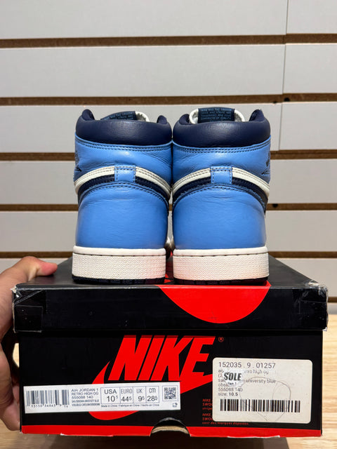 Jordan 1 Retro High Obsidian Sz 10.5