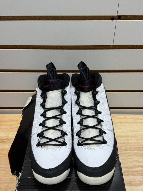 Jordan 9 Retro White Black Red (2010) (GS) Sz 6.5Y