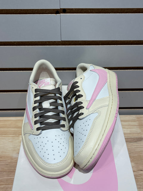 Jordan 1 Retro Low OG SP Travis Scott Shy Pink Sz 8.5M