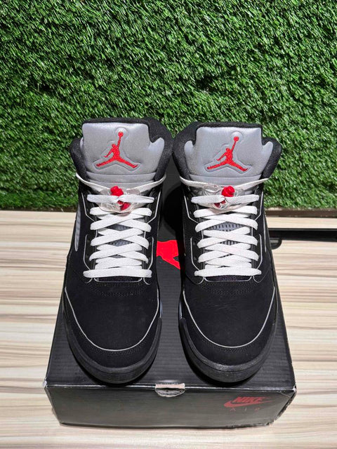 Jordan 5 Retro OG Black Metallic Reimagined Sz 9.5M