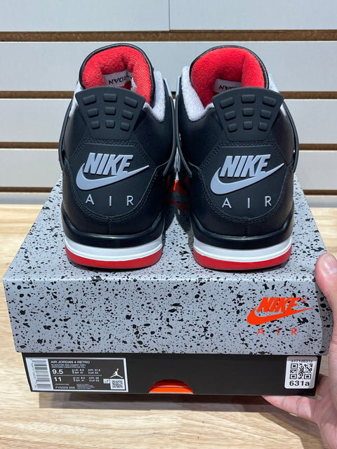 Jordan 4 Retro Bred Reimagined Sz 9.5