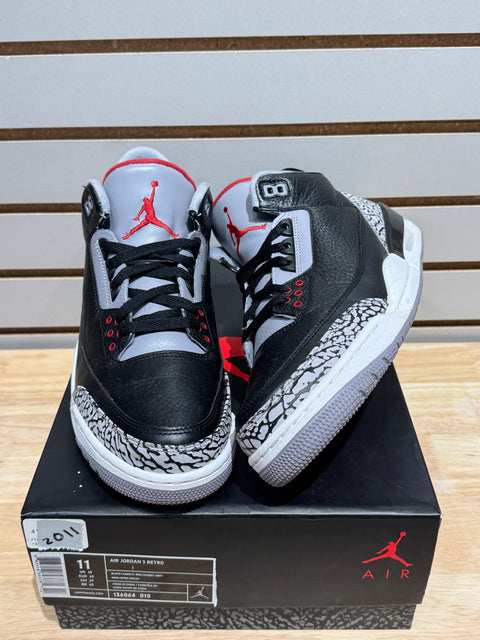 Jordan 3 Retro Black Cement (2011) Sz 11