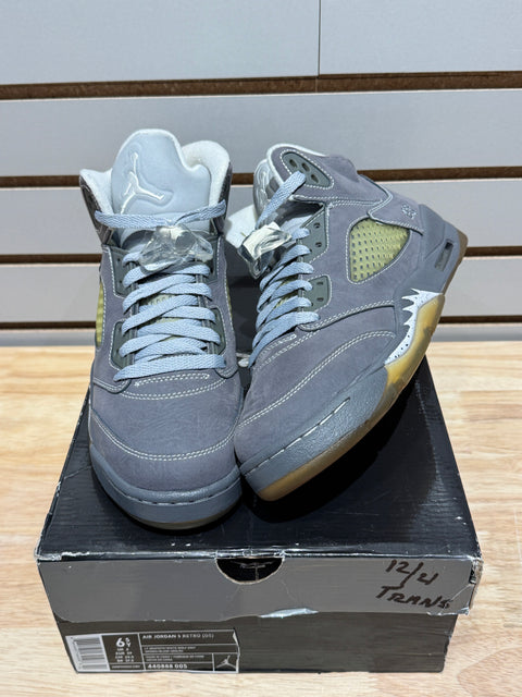 Jordan 5 Retro Wolf Grey (2011) (GS) Sz 6.5Y