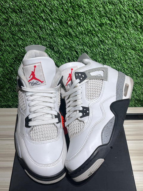 Jordan 4 Retro White Cement (2025) (GS) Sz 7Y