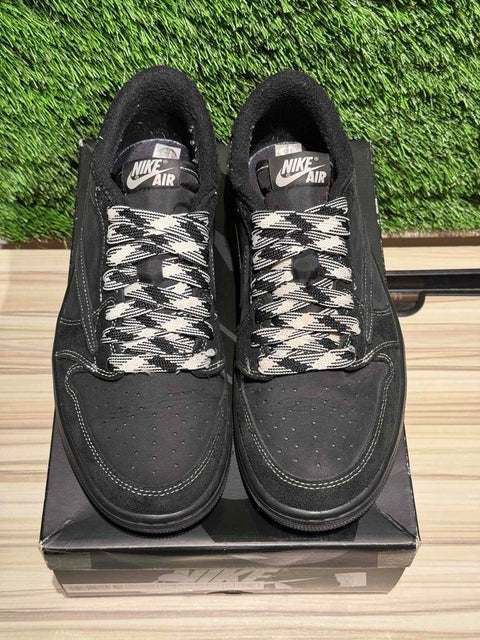 Jordan 1 Retro Low OG SP Travis Scott Black Phantom Sz 8.5M.