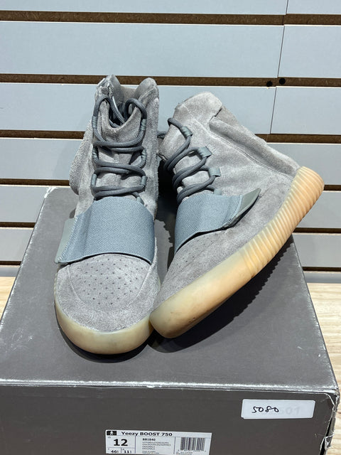 adidas Yeezy Boost 750 Light Grey Glow In the Dark Sz 12