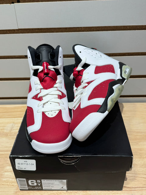 Jordan 6 Retro Carmine (2014) (GS) Sz 6.5Y