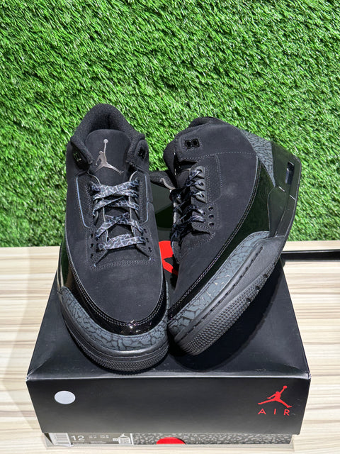 Jordan 3 Retro Black Cat (2025) Sz 12M