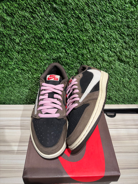 Jordan 1 Retro Low OG SP Travis Scott Mocha Sz 8M