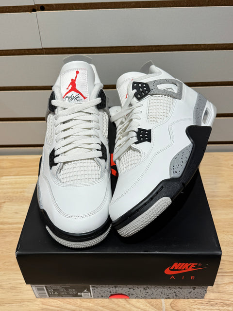 Jordan 4 Retro White Cement (2025) Sz 10