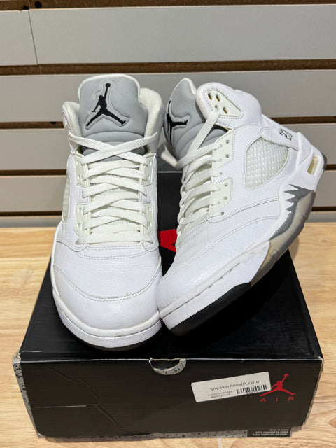 Jordan 5 Retro Metallic White (2015) Sz 10