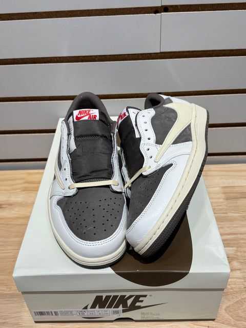 Jordan 1 Retro Low OG SP Travis Scott Reverse Mocha Sz 10M