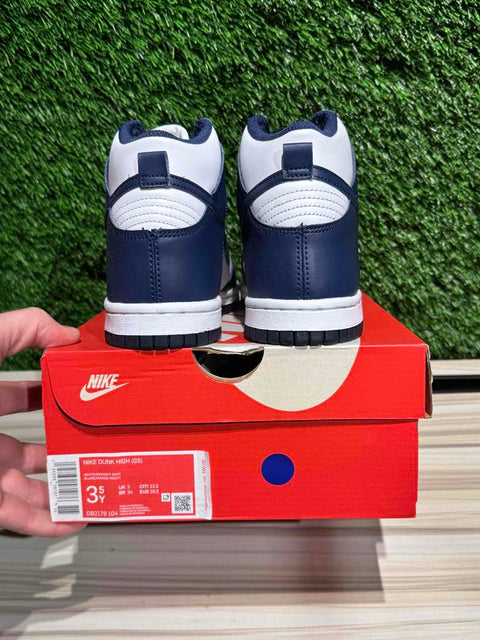 Nike Dunk High Championship Navy (GS) Sz 3.5Y