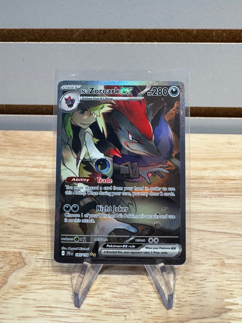 N's Zoroark ex - 185/159 - Pokemon SV09: Journey Together (JTG)