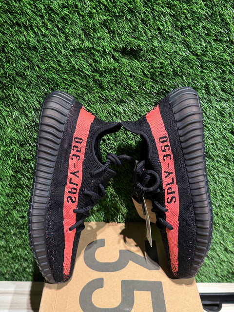 adidas Yeezy Boost 350 V2 Core Black Red Sz 8
