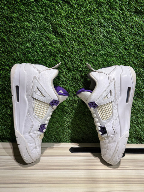 Jordan 4 Retro Metallic Purple (GS) Sz 7Y