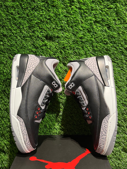 Jordan 3 Retro OG Black Cement (2024) Sz 9